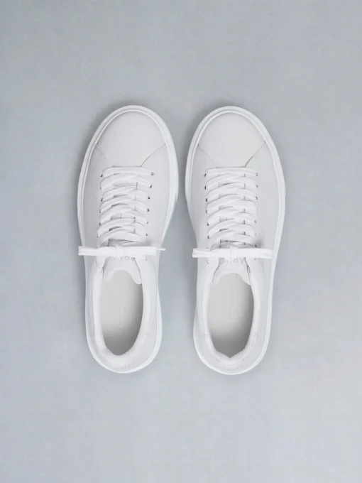 Basic Essential Leather Trainer - Triple White