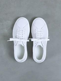 Basic Essential Leather Trainer - White