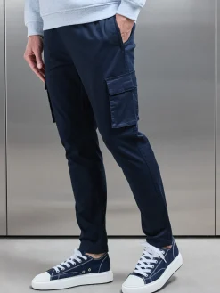 Cotton Cargo Pant - Navy