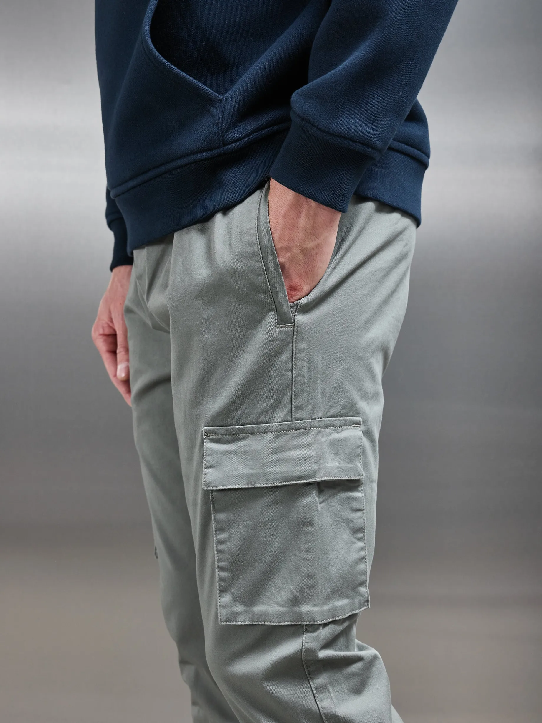 Cotton Cargo Pant - Olive
