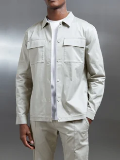 Essential Overshirt - Stone