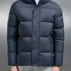 Goose Down Short Length Jacket - Navy