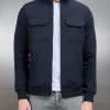Hybrid Cargo Jacket - Navy