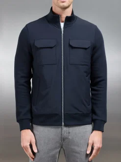 Hybrid Cargo Jacket - Navy
