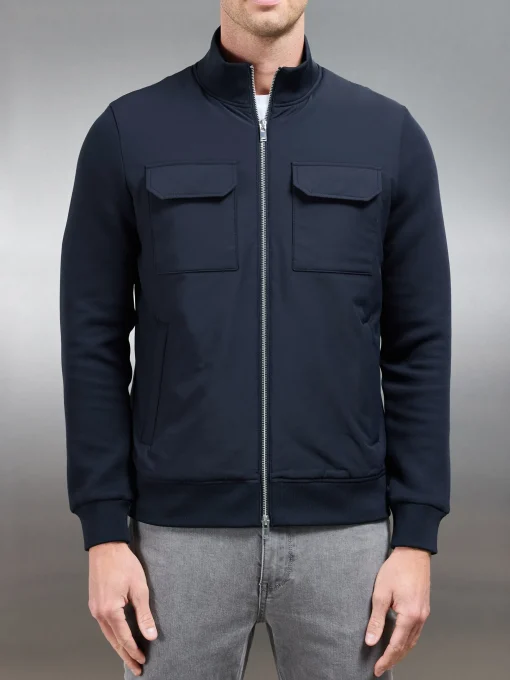 Hybrid Cargo Jacket - Navy