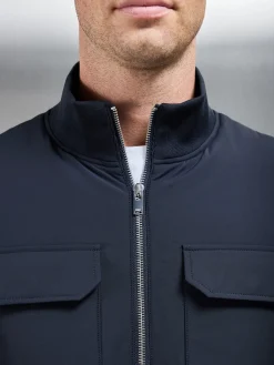 Hybrid Cargo Jacket - Navy