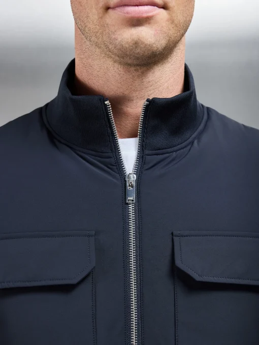 Hybrid Cargo Jacket - Navy
