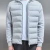 Hybrid Technical Puffer Windbreaker - Mid Grey