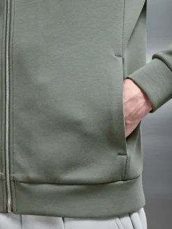 Interlock Jersey Bomber Jacket - Sage