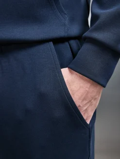 Interlock Jersey Essential Jogger - Navy