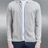 Knitted Overshirt - Stone