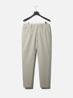 Knitted Tailored Chino Trouser - Stone