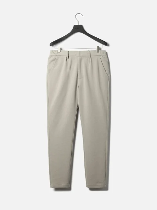 Knitted Tailored Chino Trouser - Stone