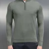 Merino Wool Funnel Neck - Sage