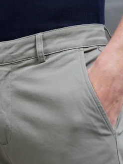 Mid Weight Tailored Chino Trouser - Olive