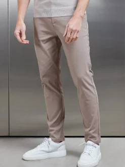 Mid Weight Tailored Chino Trouser - Taupe