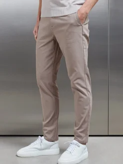 Mid Weight Tailored Chino Trouser - Taupe