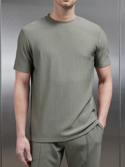 Pleated T-Shirt - Sage