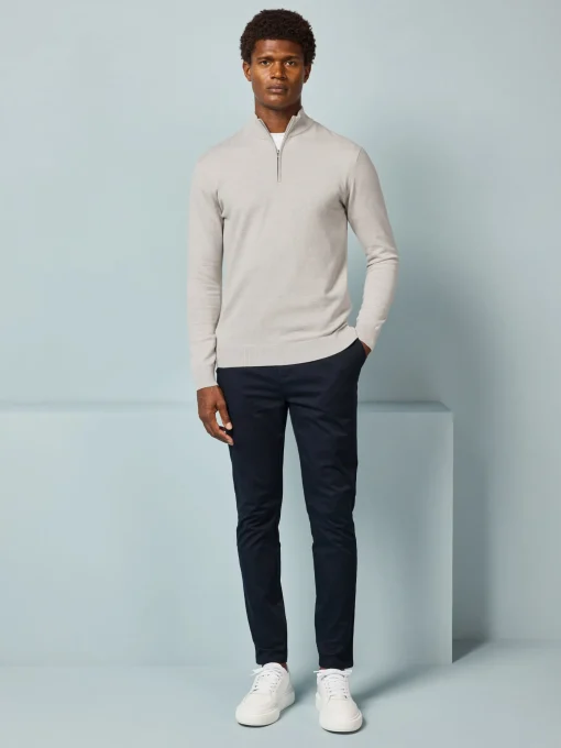 Regular Fit Chino Trouser - Navy