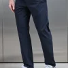 Relaxed Fit Nylon Trackpant - Navy