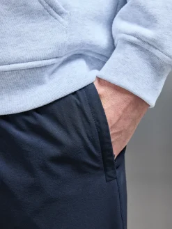 Relaxed Fit Nylon Trackpant - Navy