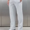 Relaxed Fit Straight Leg Jogger - Marl Grey