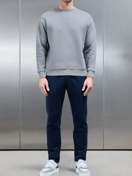 Relaxed Fit Sweatshirt - Coast Blue