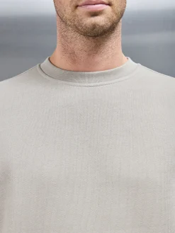 Relaxed Fit Sweatshirt - Stone