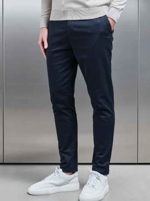 Tailored Chino Trouser - Navy