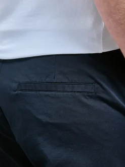 Tailored Cotton Cargo Pant - Navy