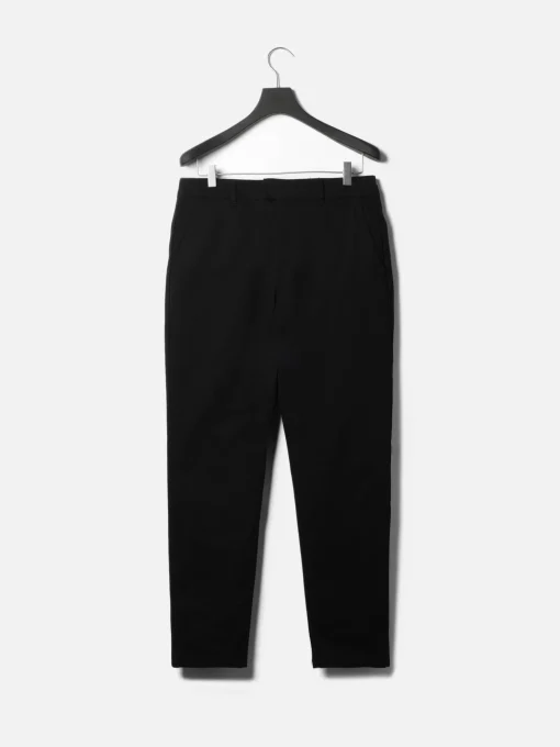 Tailored Drawstring Chino Trouser - Black
