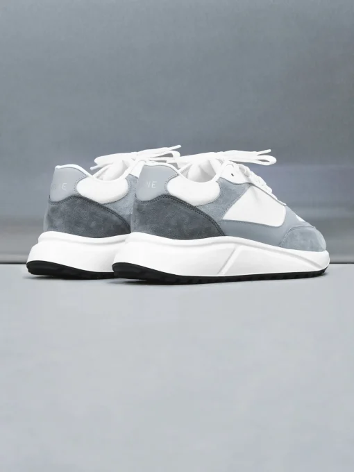 Technical Runner - White Grey