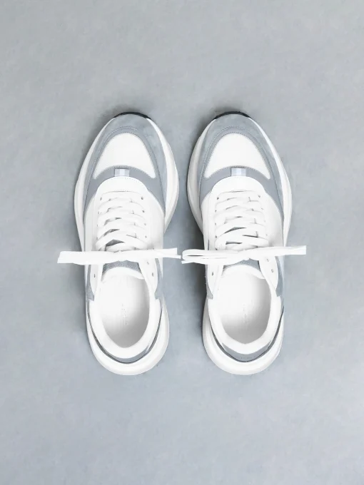 Technical Runner - White Grey