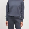 Womens Neoprene Sweatshirt - Slate Blue