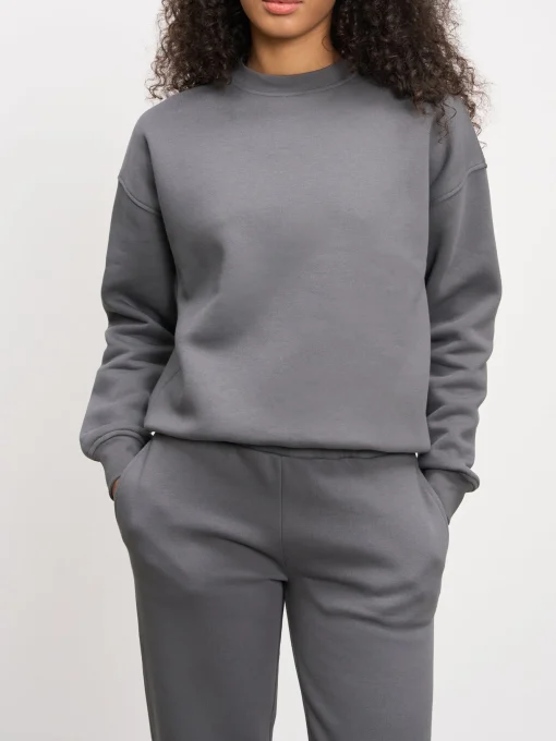 Womens Neoprene Sweatshirt - Grey