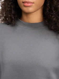 Womens Neoprene Sweatshirt - Grey