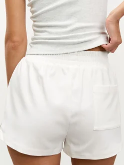 Womens Pull On Short - White
